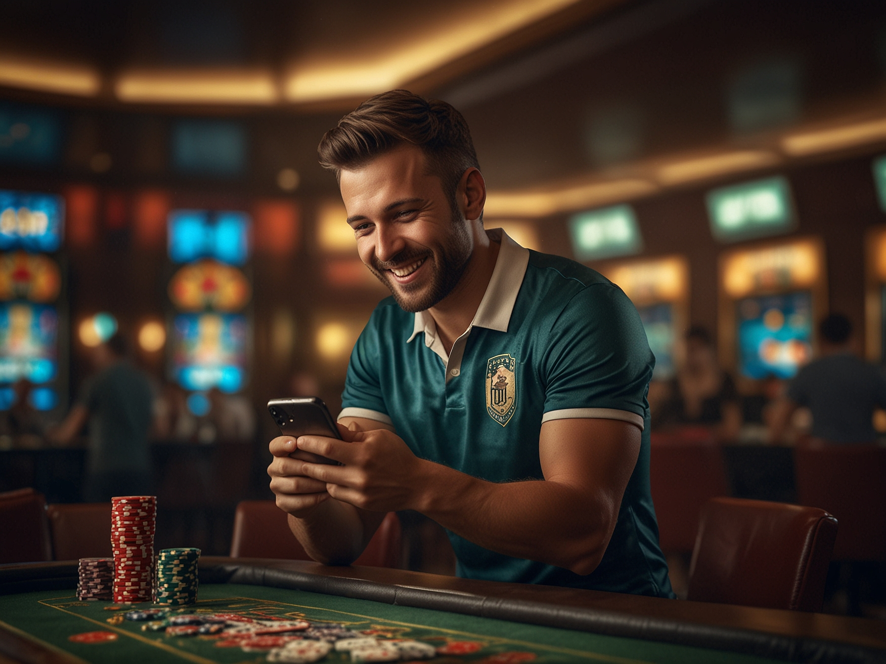 Spieler freut sich über Gewinn im Rant Casino
